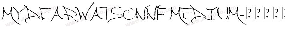 MyDearWatsonNF Medium字体转换